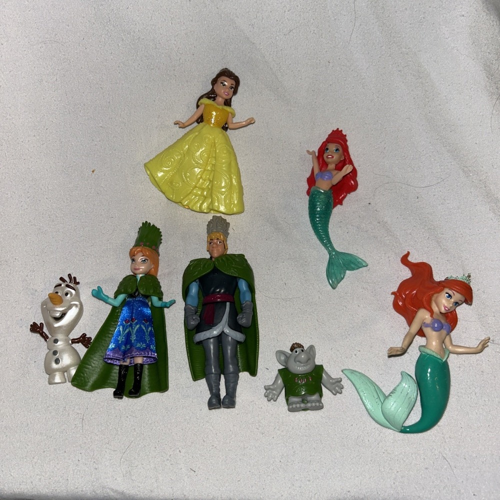 Frozen Troll Wedding Kristoff And Anna Troll 4" Action Disney Figure Lot F1